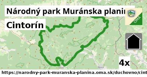 Cintorín, Národný park Muránska planina