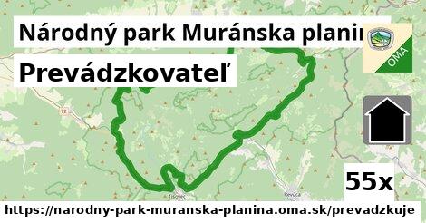 prevádzkovateľ v Národný park Muránska planina