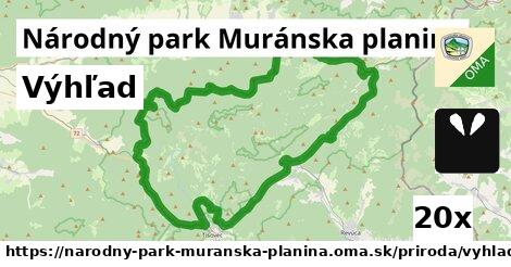 Výhľad, Národný park Muránska planina