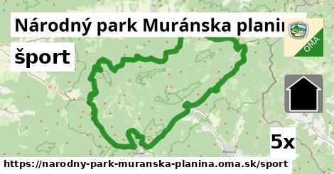 šport v Národný park Muránska planina