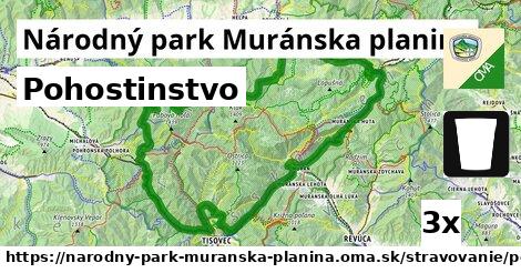 Pohostinstvo, Národný park Muránska planina