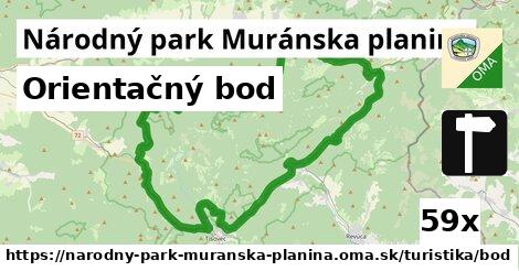 Orientačný bod, Národný park Muránska planina