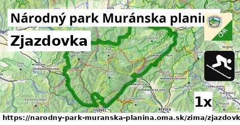 Zjazdovka, Národný park Muránska planina