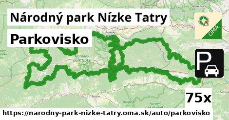 Parkovisko, Národný park Nízke Tatry