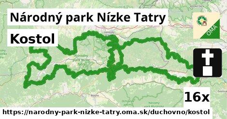 Kostol, Národný park Nízke Tatry