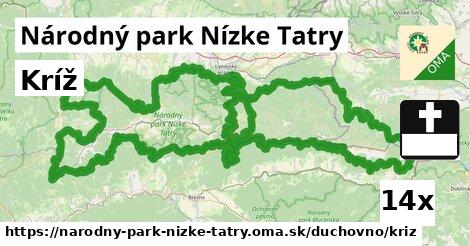 Kríž, Národný park Nízke Tatry