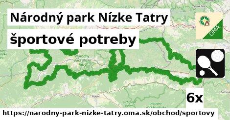 športové potreby, Národný park Nízke Tatry