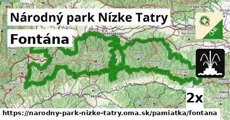 Fontána, Národný park Nízke Tatry