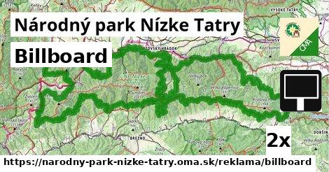 Billboard, Národný park Nízke Tatry