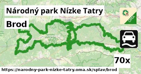 Brod, Národný park Nízke Tatry