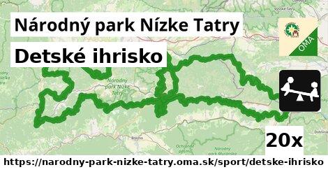 Detské ihrisko, Národný park Nízke Tatry