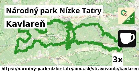 Kaviareň, Národný park Nízke Tatry