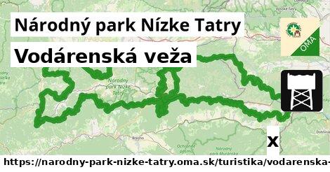 Vodárenská veža, Národný park Nízke Tatry