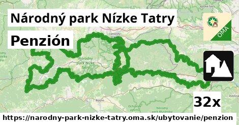 Penzión, Národný park Nízke Tatry