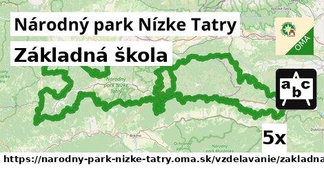 Základná škola, Národný park Nízke Tatry