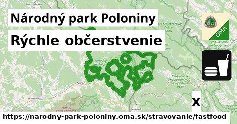 Všetky body v Národný park Poloniny