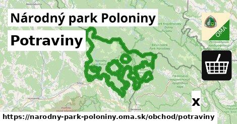 Potraviny, Národný park Poloniny