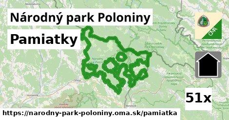 pamiatky v Národný park Poloniny