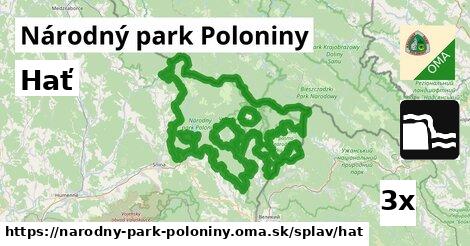 Hať, Národný park Poloniny