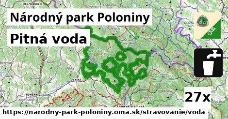 Pitná voda, Národný park Poloniny