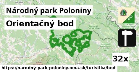 Orientačný bod, Národný park Poloniny