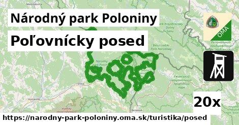 Poľovnícky posed, Národný park Poloniny