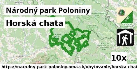 Horská chata, Národný park Poloniny