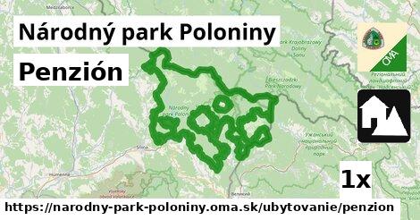 Penzión, Národný park Poloniny