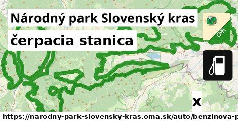 čerpacia stanica, Národný park Slovenský kras