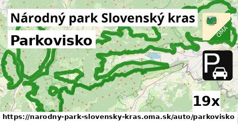 Parkovisko, Národný park Slovenský kras