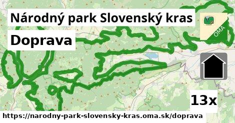 doprava v Národný park Slovenský kras
