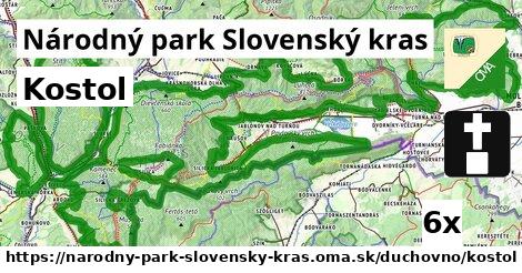 Kostol, Národný park Slovenský kras