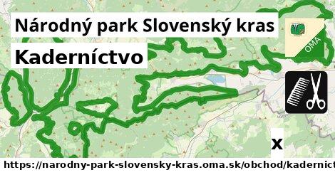 Kaderníctvo, Národný park Slovenský kras