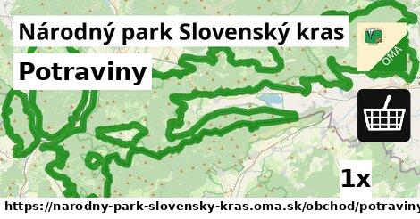 Potraviny, Národný park Slovenský kras