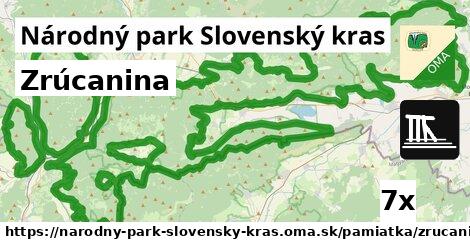 Zrúcanina, Národný park Slovenský kras