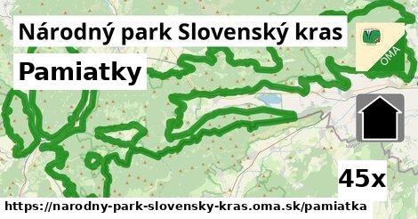 pamiatky v Národný park Slovenský kras