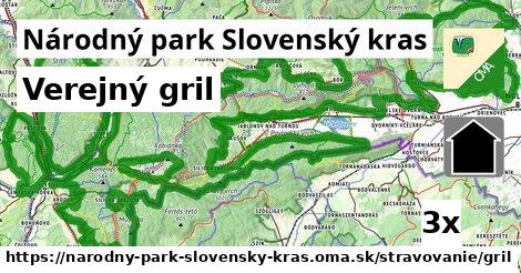 Verejný gril, Národný park Slovenský kras