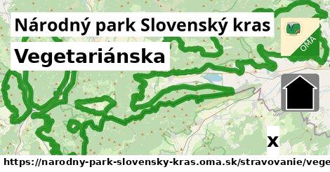 Vegetariánska, Národný park Slovenský kras