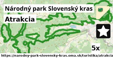 Atrakcia, Národný park Slovenský kras