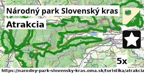 Atrakcia, Národný park Slovenský kras