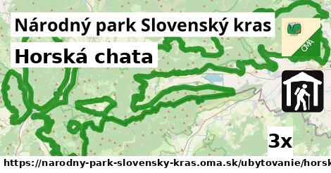 Horská chata, Národný park Slovenský kras