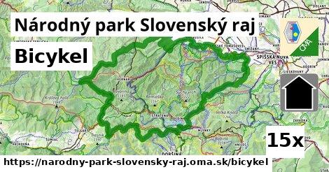 bicykel v Národný park Slovenský raj