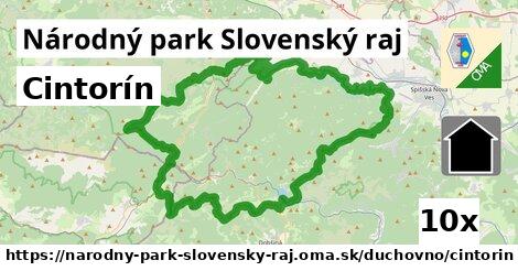 Cintorín, Národný park Slovenský raj