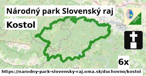 Kostol, Národný park Slovenský raj