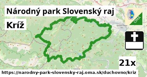 Kríž, Národný park Slovenský raj