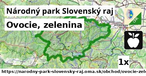 Ovocie, zelenina, Národný park Slovenský raj