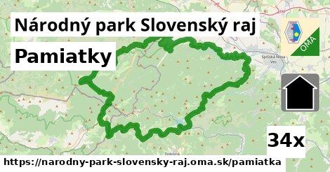 pamiatky v Národný park Slovenský raj
