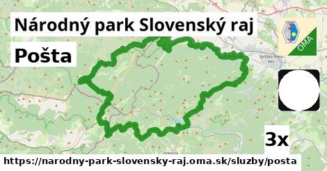 Pošta, Národný park Slovenský raj