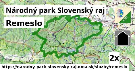 Remeslo, Národný park Slovenský raj