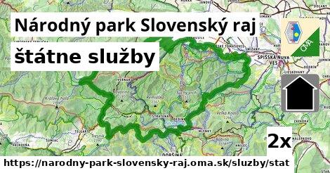 štátne služby, Národný park Slovenský raj